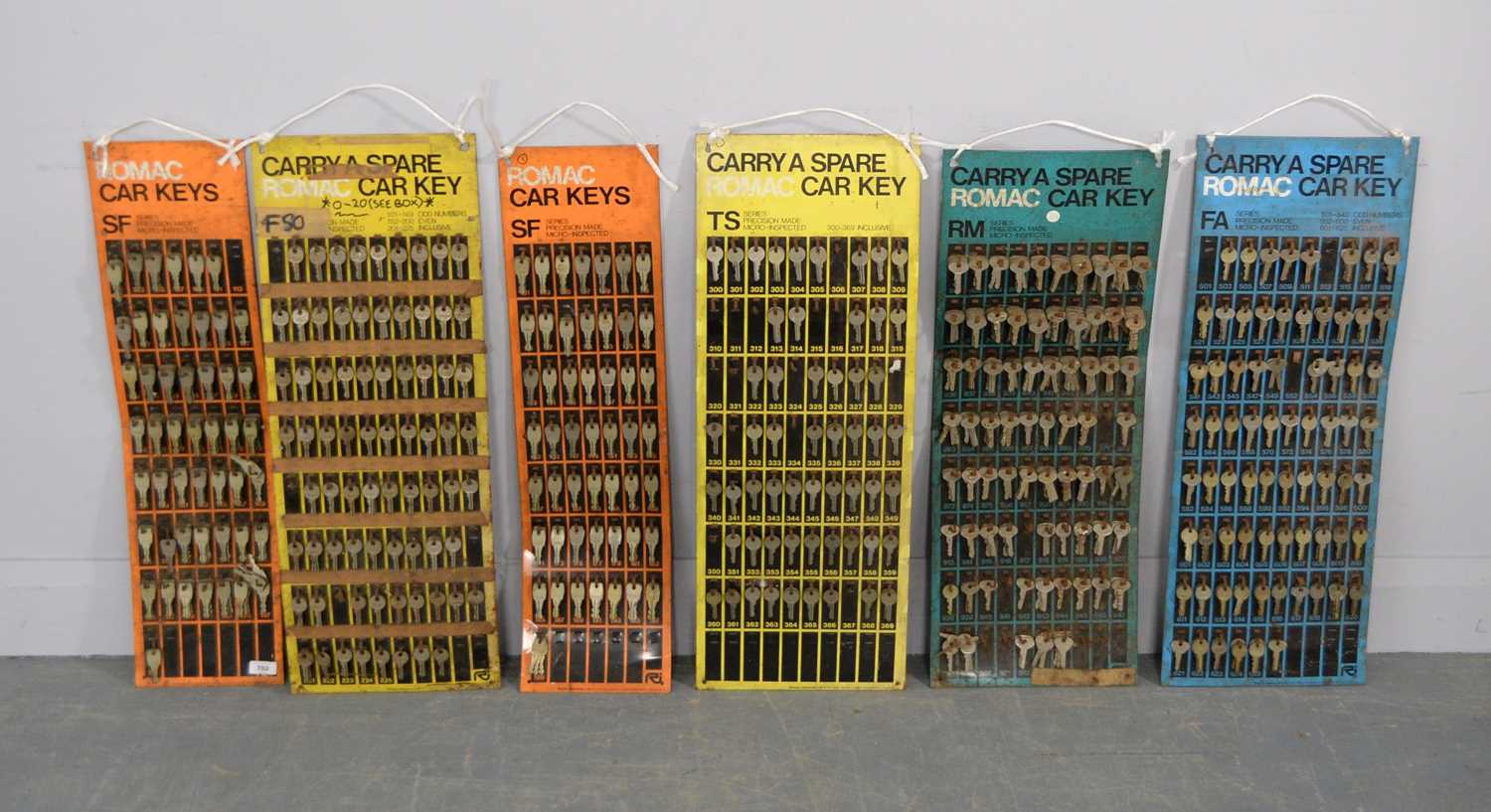 Lot 752 - Key display stands