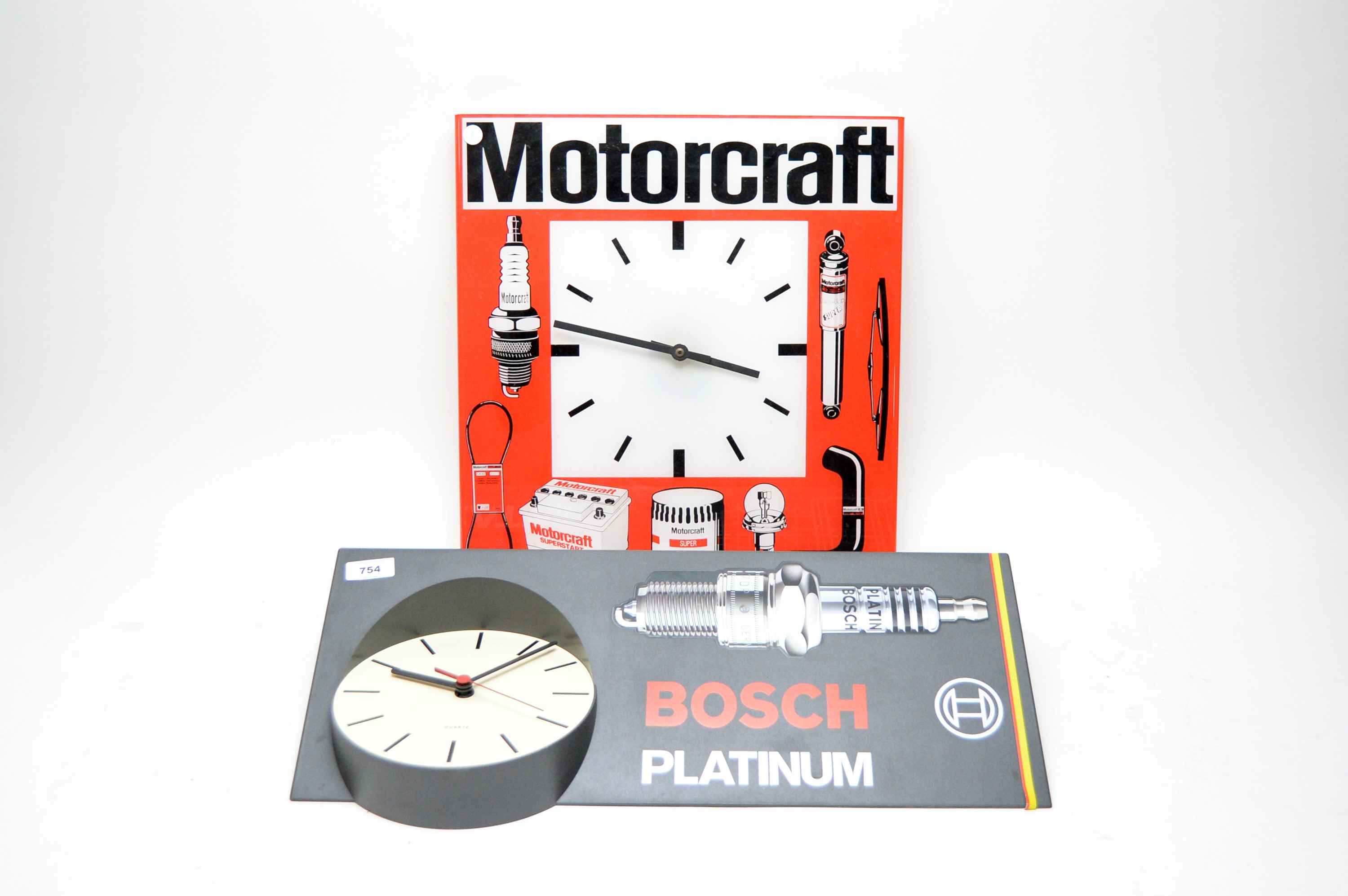 Lot 754 Bosch and Motorcraft clocks