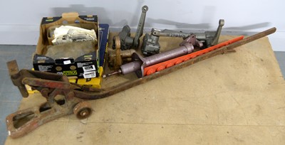 Lot 769 - Shock absorbers and a car jack