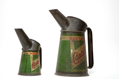 Lot 713 - Castrol motor oil pourers