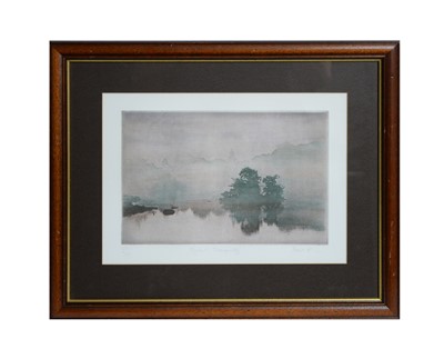 Lot 1021 - Paul Rogers - Rydal - Tranquility | limited edition aquatint