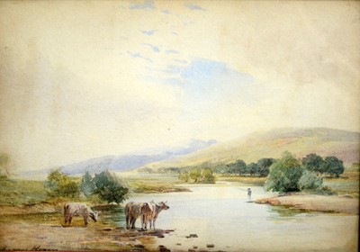 Lot 1071 - James Heron - On the Tay | watercolour
