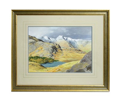 Lot 1075 - Geoffrey H. Pooley - A Lakeland Landscape | watercolour