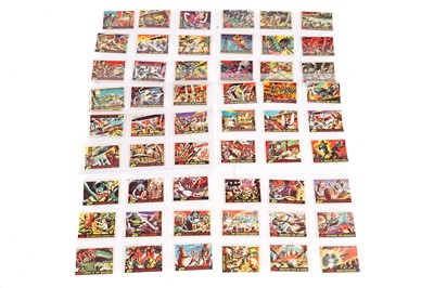 Lot 937 - A set of 55  vintage Mars Attacks trade/collectors cards - complete