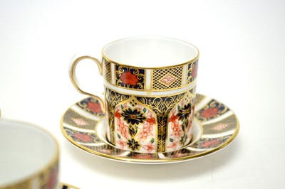 Lot 307 - A set of eight Royal Crown Derby cups and saucers