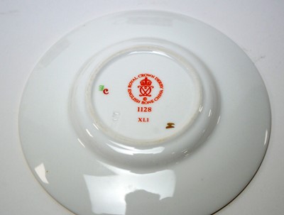 Lot 307 - A set of eight Royal Crown Derby cups and saucers