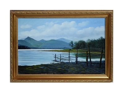 Lot 346 - Robert Ritchie - Peaceful Lake District | acrylic
