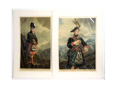 Lot 1009 - After Henry Macbeth-Raeburn RA - The McNab & The Cock of the North | chromolithographs