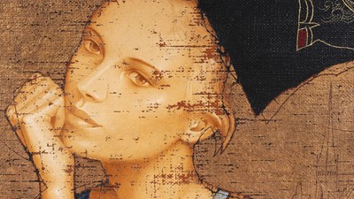Lot 210 - KAMU / Sergey and Olga Kamennoy - Medieval Dreamer | oil and metallic paint