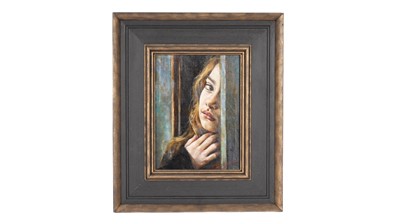 Lot 207 - Gianni Strino - Behind the Door | oil