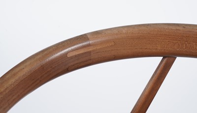 Lot 11 - Henning Kjaernulf for Bruno Hansen - Model 225: A set of six retro teak 'Wishbone' chairs