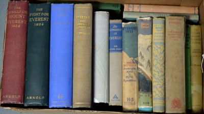 Lot 875 - A selection of hardback books relating to Everest
