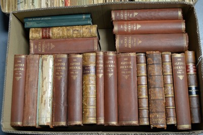 Lot 863 - A large collection of the Alpine Journal