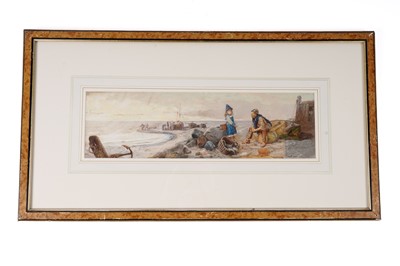 Lot 333 - 19th Century British School - The Fishermans Daughter | print with watercolour