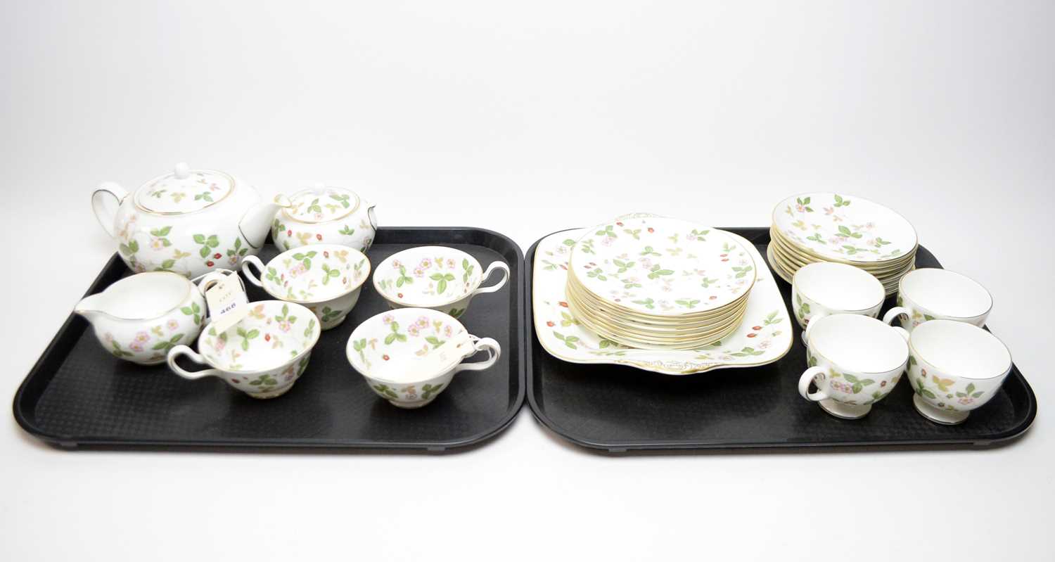 Lot 468 - A Wedgewood ‘Wild Strawberry’ pattern tea and coffee service