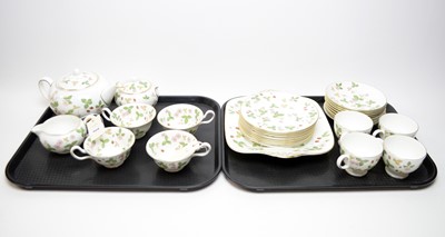 Lot 468 - A Wedgewood ‘Wild Strawberry’ pattern tea and coffee service