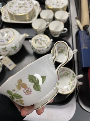 Lot 468 - A Wedgewood ‘Wild Strawberry’ pattern tea and coffee service