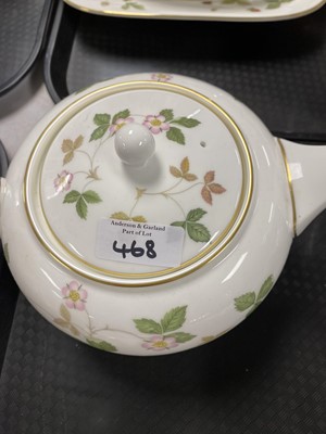 Lot 468 - A Wedgewood ‘Wild Strawberry’ pattern tea and coffee service
