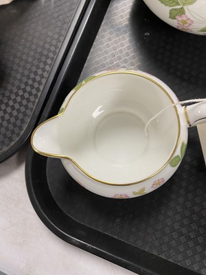 Lot 468 - A Wedgewood ‘Wild Strawberry’ pattern tea and coffee service