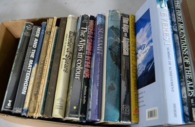 Lot 954 - A collection of hardback reference books relating to the Alps and the Himalayas