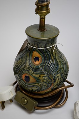 Lot 352 - A Moorcroft lamp