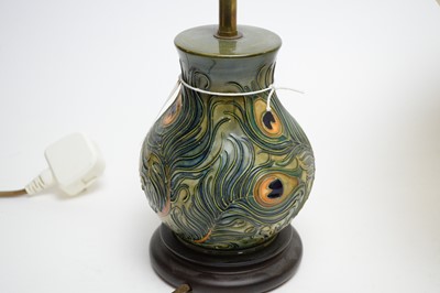 Lot 352 - A Moorcroft table lamp