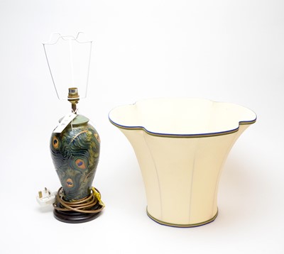 Lot 291 - A Moorcroft table lamp