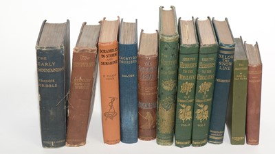 Lot 807 - A collection of hardback books relating to mountaineering