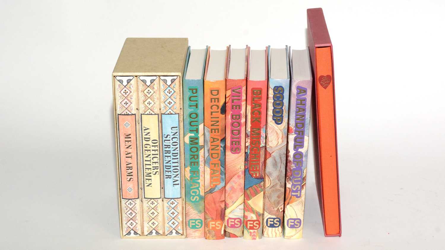 Lot 837 - A collection of Folio Society Evelyn Waugh books