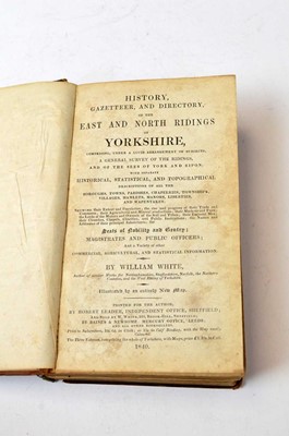 Lot 835 - William White’s Histories of the Yorkshire Ridings
