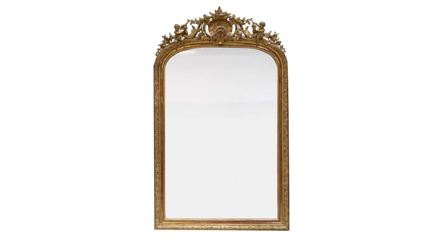 Lot 920 - Alexandre Jeune, Paris - An ornate late 19th Century French gilt mirror