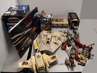 Lot 488A - Star Wars figures and vehicles