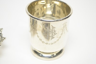 Lot 217 - A collection of Small Victorian and later silver collectibles