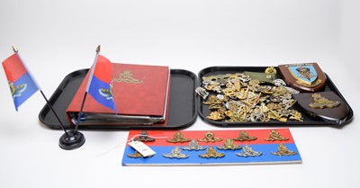 Lot 386 - A collection of military cap and other badges