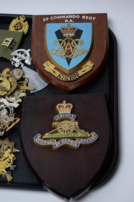 Lot 386 - A collection of military cap and other badges