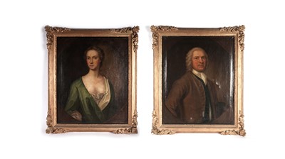 Lot 648 - 18th Century British School - Portrait pair of John Clark | oil