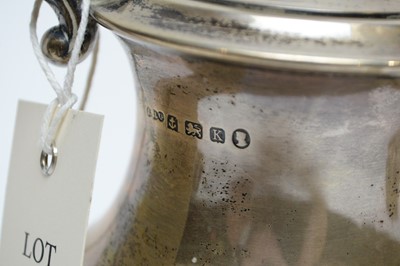 Lot 240 - A George V silver coffee service