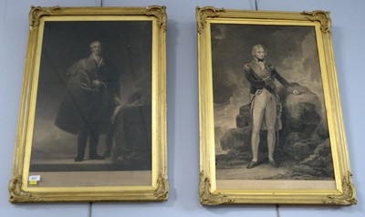 Lot 417 - Two engravings, in gilt frames