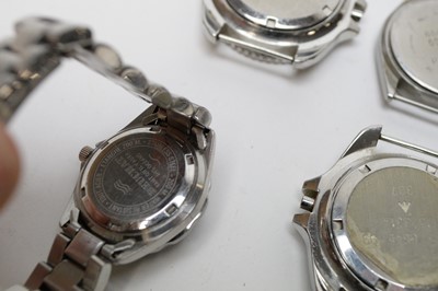 Lot 215 - A collection of Military CWC watch parts