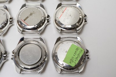 Lot 215 - A collection of Military CWC watch parts