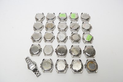 Lot 215 - A collection of Military CWC watch parts