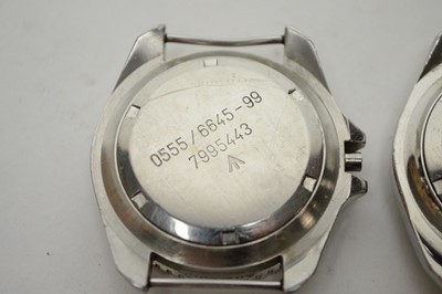 Lot 215 - A collection of Military CWC watch parts