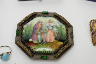 Lot 273 - A collection of silver and costume jewellery