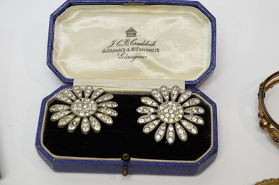 Lot 273 - A collection of silver and costume jewellery