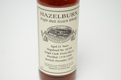 Lot 565 - A bottle of Hazelburn 21 year old single malt Scotch whisky