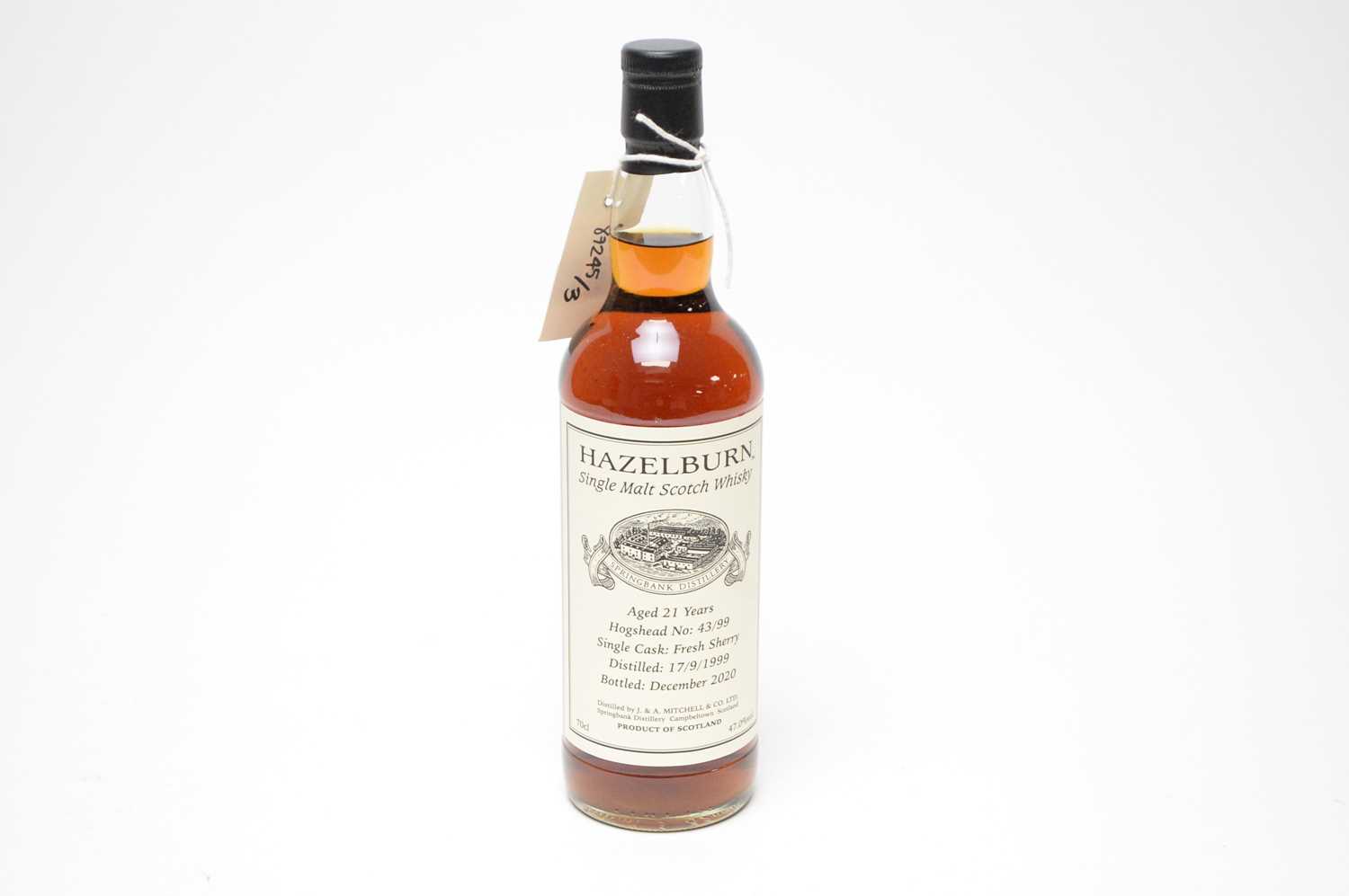 Lot 566 - A bottle of Hazelburn 21 year old single malt Scotch whisky