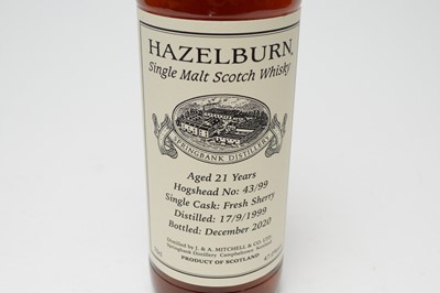 Lot 566 - A bottle of Hazelburn 21 year old single malt Scotch whisky