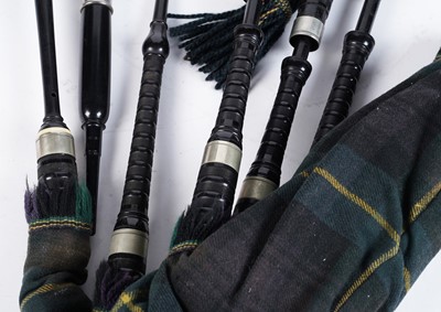 Lot 327 - Set of Scottish bagpipes