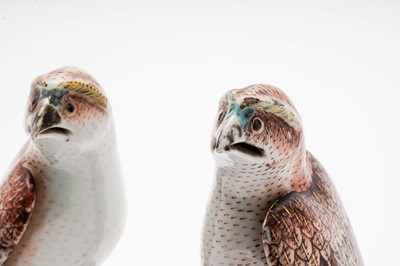 Lot 758 - A pair of Chinese export hawks