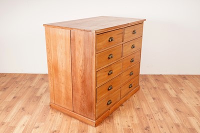 Lot 5 - L&NER Railway interest: A vintage stripped chest of drawers